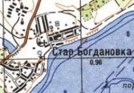 Топографічна карта Старої Богданівки