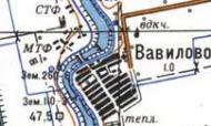 Топографічна карта Вавилового