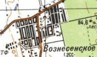 Топографічна карта Вознесенського