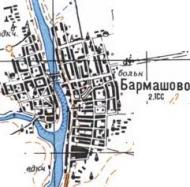 Топографічна карта Бармашового