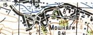 Топографічна карта Мошнягів