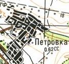 Топографічна карта Петрівки