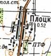 Топографическая карта Плоцка
