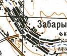 Топографічна карта Забар