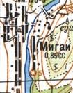 Топографічна карта Мигаїв