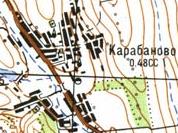 Топографічна карта Карабанового