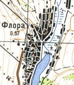 Топографічна карта Флор