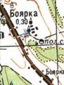 Топографічна карта Боярки
