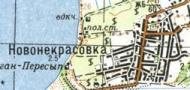 Топографічна карта Нової Некрасівки