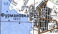 Топографічна карта Фурманівки