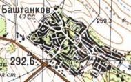 Топографічна карта Баштанкового