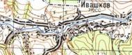 Топографічна карта Івашкового