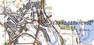 Топографічна карта Великодолинського