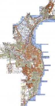 Топографічна карта Одеси