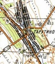 Топографічна карта Тарутиного