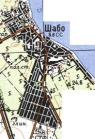 Топографічна карта Шаба