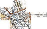 Топографічна карта Червонознам'янка