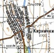 Топографічна карта Кирничок