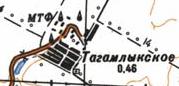 Топографічна карта Тагамлицького