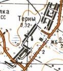 Топографічна карта Тернів