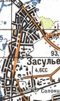 Topographic map of Zasullya