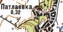 Топографическая карта Патлаевки