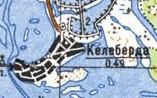 Топографическая карта Келеберды