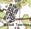 Топографічна карта Малого Тростянця