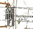 Топографічна карта Нестеренок