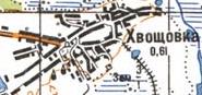 Топографическая карта Хвощовки