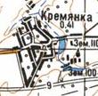 Топографічна карта Крем'янка