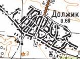 Топографическая карта Довжика