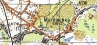 Топографічна карта Матяшівки