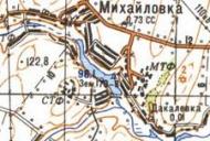Топографічна карта Михайлівки