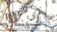 Topographic map of Nove Ostapove