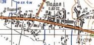 Топографическая карта Подола