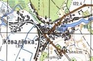 Топографічна карта Ковалівки