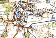 Топографічна карта Іванового Селищого