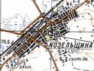 Topographic map of Kozelschyna