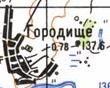 Топографічна карта Городищого