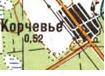 Топографічна карта Корчів'я