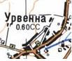 Топографическая карта Урвенны
