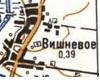 Топографічна карта Вишневого