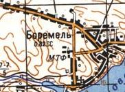 Топографическая карта Боремеля