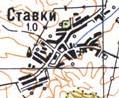 Топографічна карта Ставок