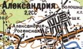 Топографічна карта Олександрії