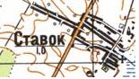 Топографічна карта Ставка
