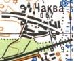 Топографическая карта Чаквы