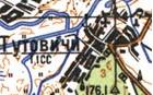 Topographic map of Tutovychi