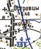 Topographic map of Ostrivtsi